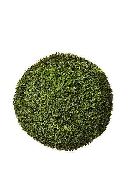 24" Plastic UV Proof American Boxwood Ball Green