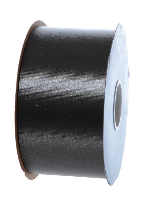 2.75&quot; X 100yds Flora-satin Black