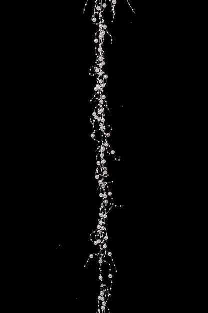 6.8Ft Pearl Garland White