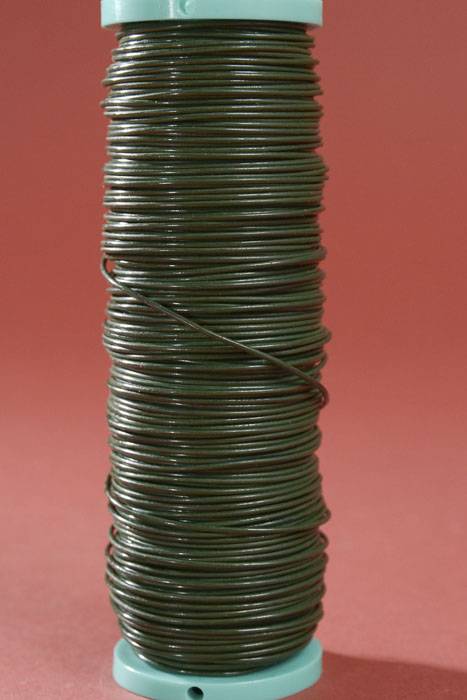 21ga Spooled Wire Roll Green