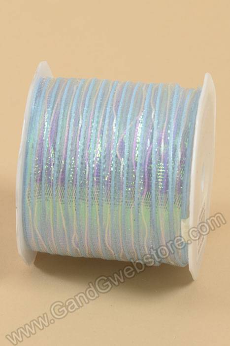 1/4" X 50yds Pull Bow Ribbon Light Blue