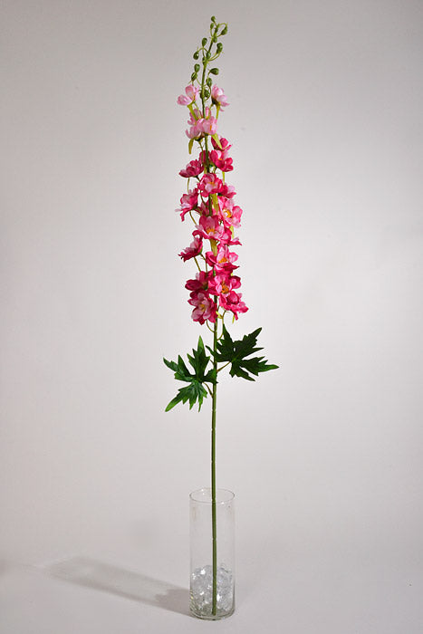 41.5&quot; Silk Delphinium Spray Hot Pink