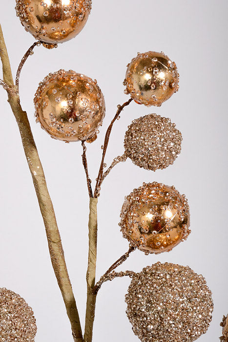 26" Mixed Ball Spray Champagne