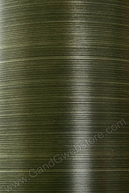 4.25" X 50yds Leaf/Aspidistra Ribbon Green