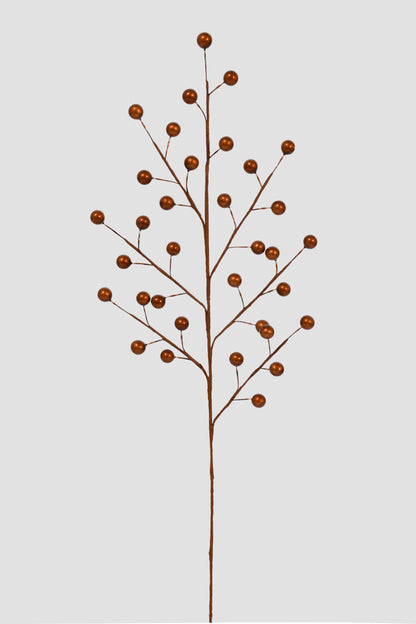 18" Metallic Berry Spray Brown Pkg/12
