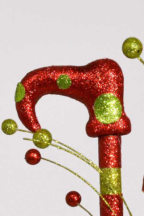 28.5" Elf Shoe Spray Green/Red