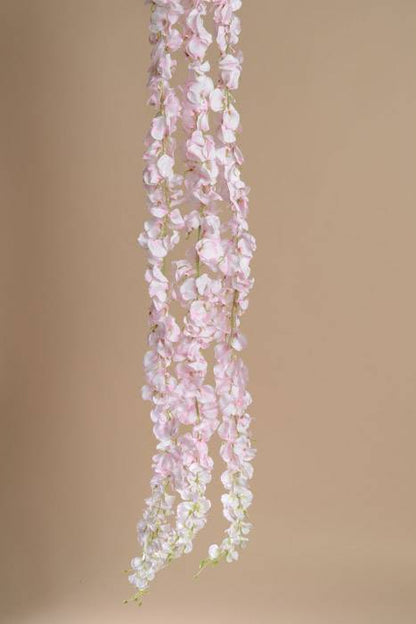 48" Wisteria Garland Light Pink Pkg/3