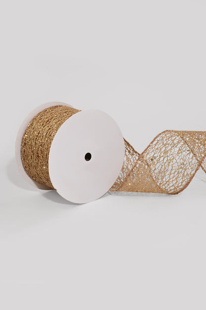 2-1/2" X 10Yds Olympus Ribbon Champagne