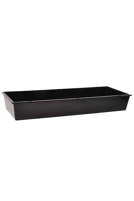 16" Rectangle Container Black