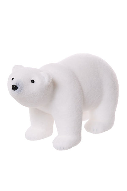 20" X 11" Walking Polar Bear White