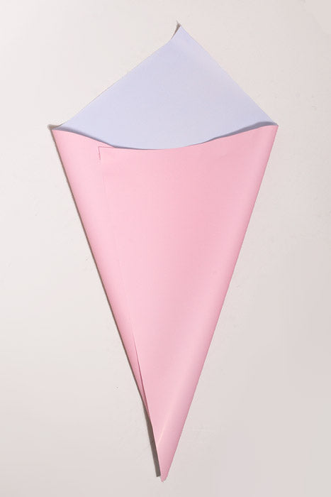 22.5" 2 Tone Waterproof Wrapping Paper Pink/Blue Gray Pkg/20