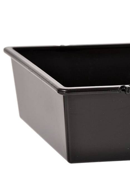 16&quot; Rectangle Container Black