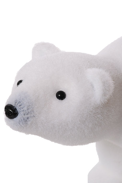 20" X 11" Walking Polar Bear White