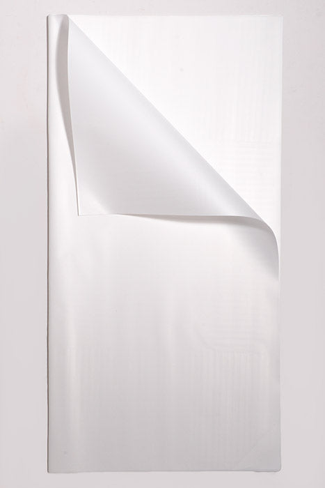22.5" 2 -Tone Waterproof Wrapping Paper White/White Pkg/20