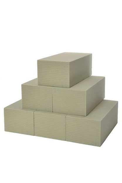 7.8" X 3.8" X 2.8" Dry Foam Block Green Pkg/20