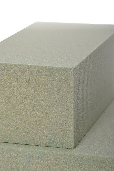 7.8" X 3.8" X 2.8" Dry Foam Block Green Pkg/20
