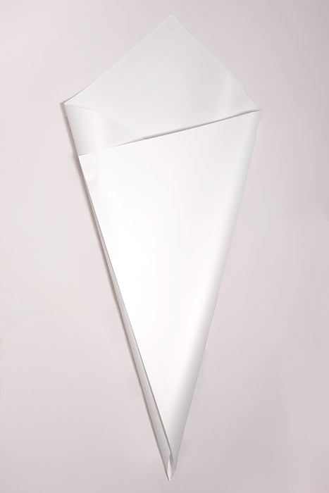 22.5" 2 -Tone Waterproof Wrapping Paper White/White Pkg/20