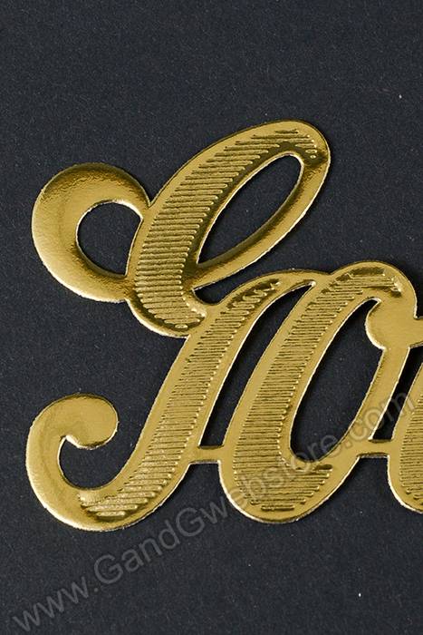 2.25" Large Paper "godfather" Gold Pkg/10