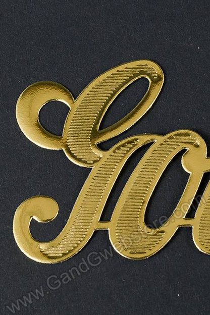 2.25" Large Paper "godfather" Gold Pkg/10