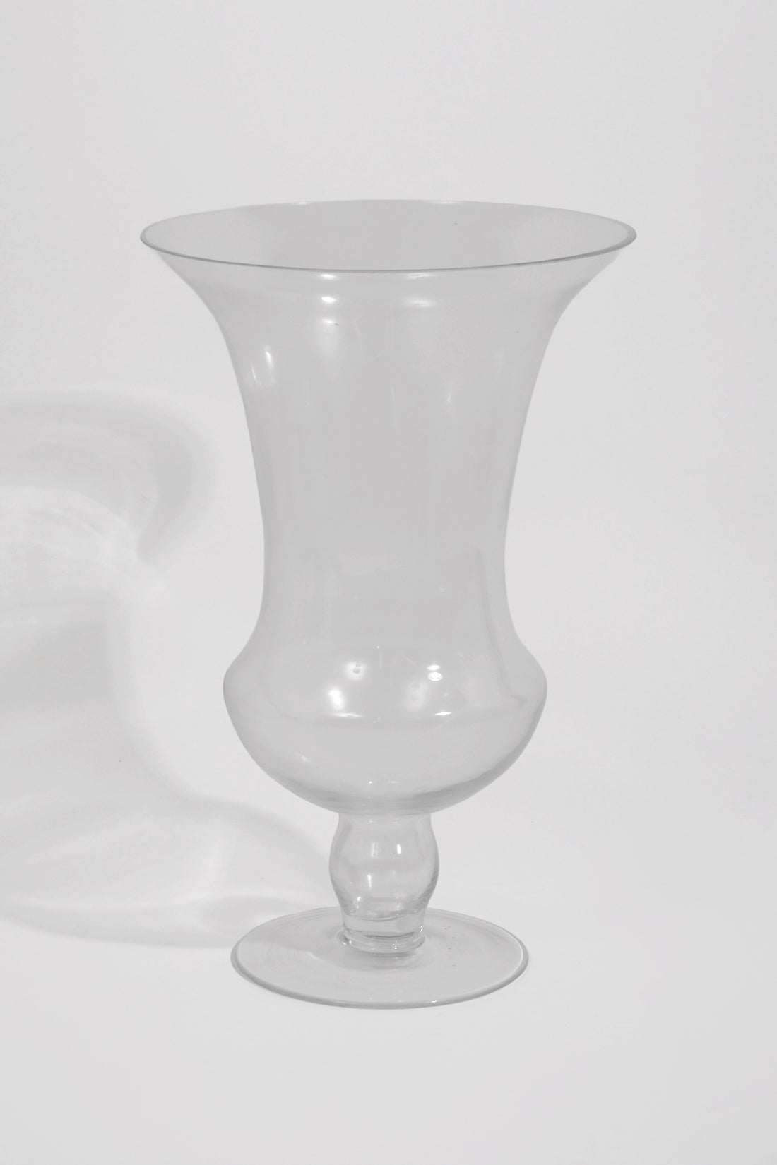 9" X 13.75" Glass Hurricane Vase Clear