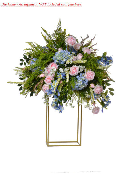 13.8&quot; X 4.5&quot; Rectangle Metal Stand Gold