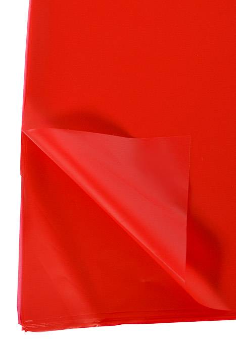 22.5" Waterproof Flower Wrapping Paper Red Pkg/20