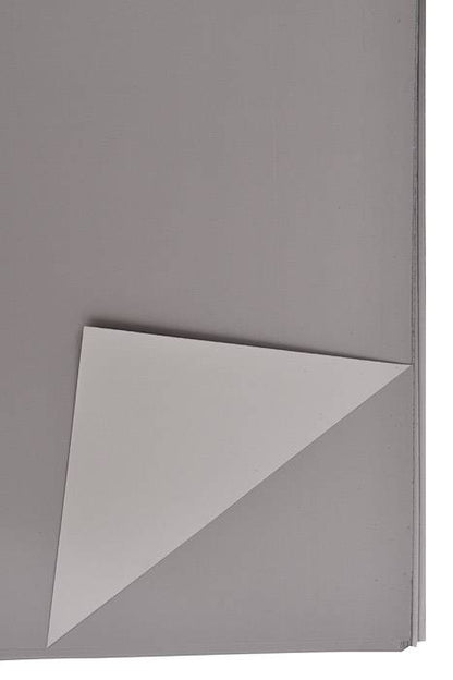 22.5" 2 Tone Waterproof Wrapping Paper Dark Gray/Light Gray Pkg/20