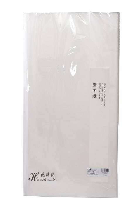 22.5" Waterproof Flower Wrapping Paper White Pkg/20