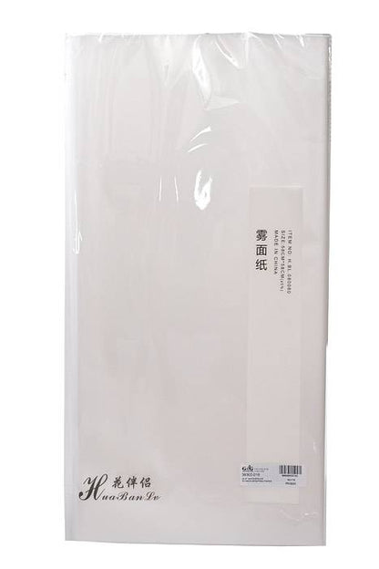 22.5" Waterproof Flower Wrapping Paper White Pkg/20
