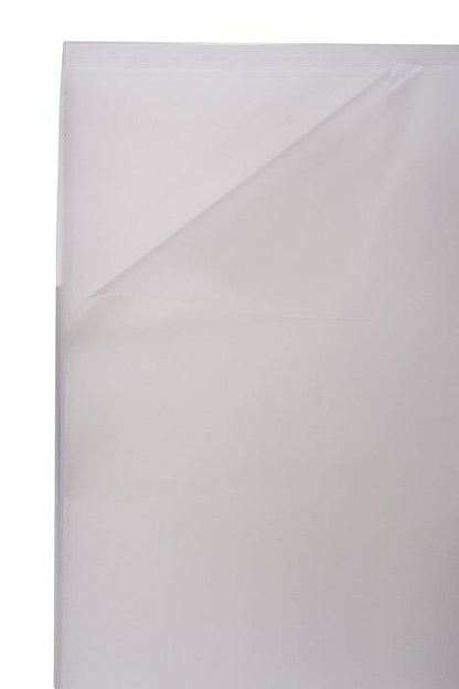 22.5" Waterproof Flower Wrapping Paper White Pkg/20
