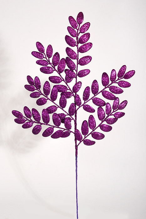 22" Honey Locust Glitter Spray Purple