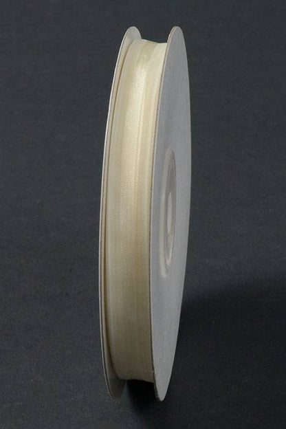 3/8" X 25yds Sheer Pull Bow Ribbon Ivory