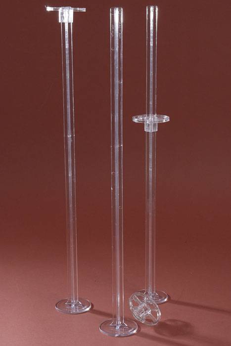 21&quot; Plastic Pedestal Clear