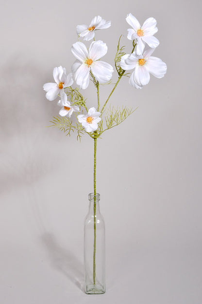 29.5" Silk Cosmos Spray White