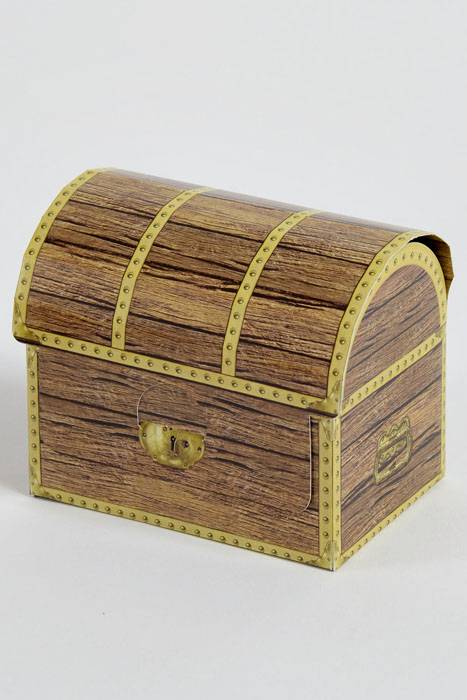 4" Pirate Treasure Chest Pkg/4