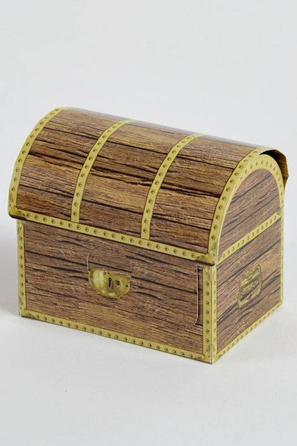 4" Pirate Treasure Chest Pkg/4