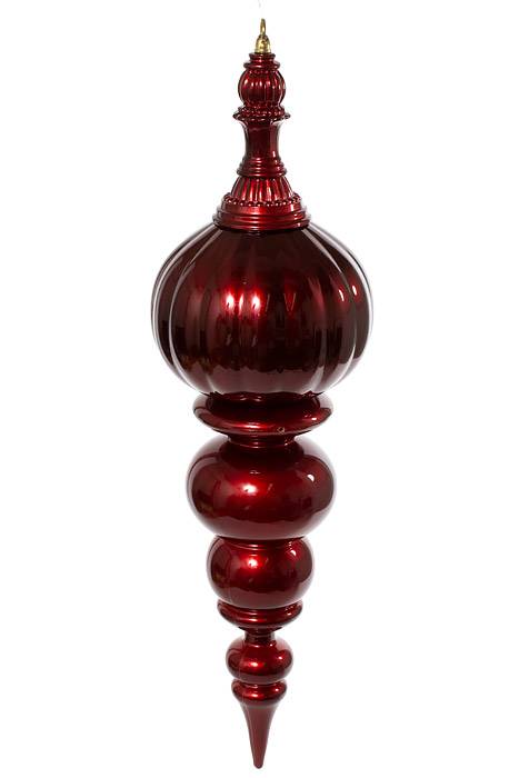 28&quot; Jumbo Ornament Candy Burgundy