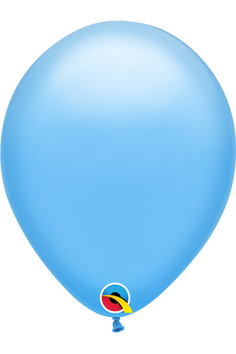 11" Plain Round Latex Balloon Pale Blue Pkg/6