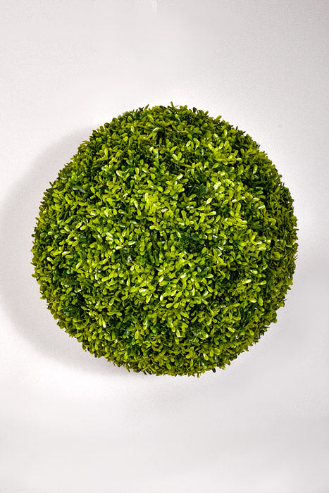 20" Artificial Tea Leaves Ball Green