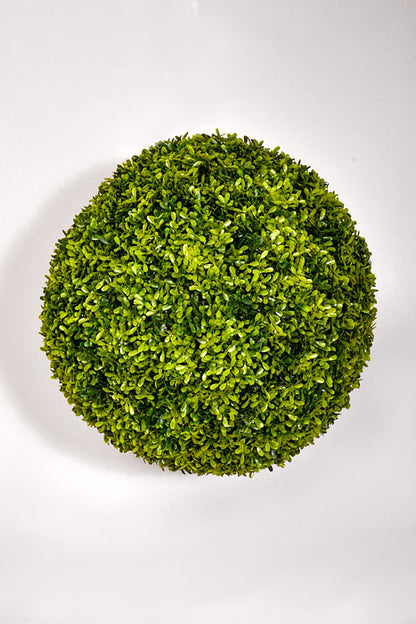20" Artificial Tea Leaves Ball Green