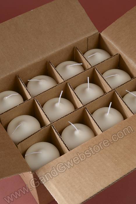2.8" X 6" Pillar Candle Ivory Pkg/12