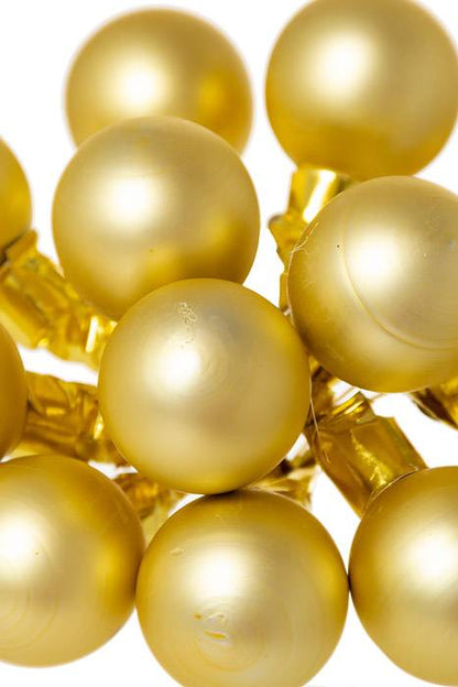 25mm Matte Glass Ball Gold Pkg/144