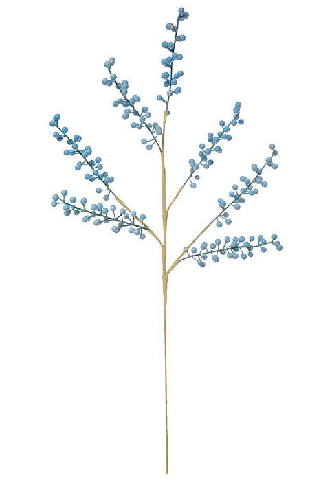 30" Artificial Easter Berry Spray Blue