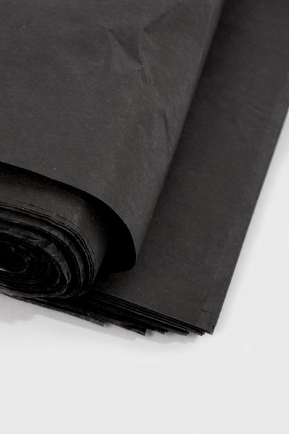 24" X 36" Waxed Tissue Sheets Black