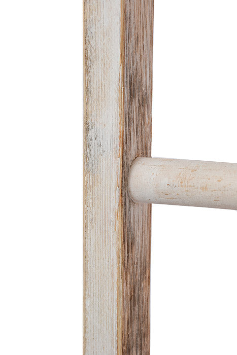 60" Wood Ladder White