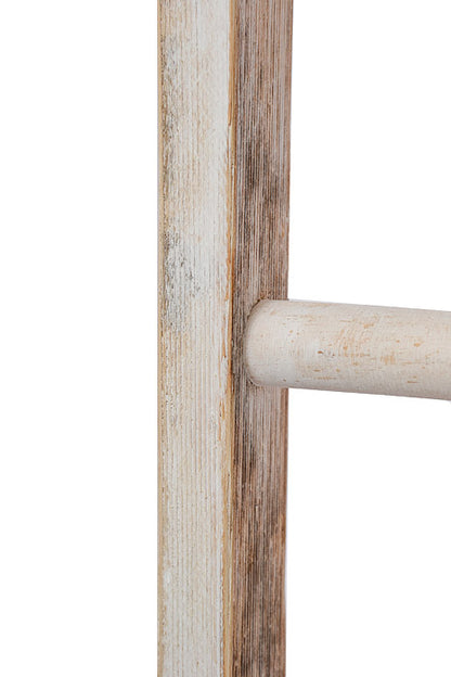 60" Wood Ladder White