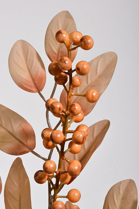 25" Autum Berry Spray Light Brown