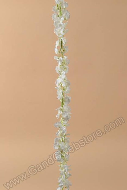 48" Wisteria Garland Cream Pkg/3