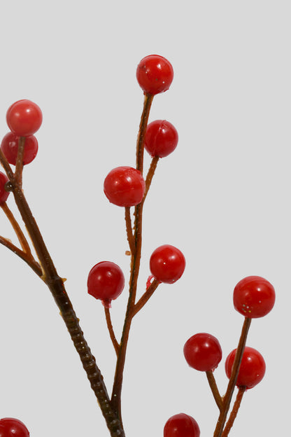 18" Waterproof Berry Spray Red Pkg/6