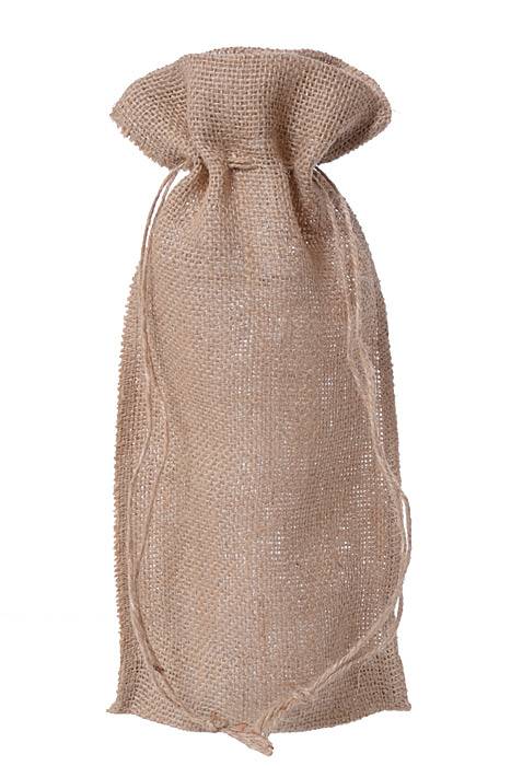 5.5" X 12" Jute Bag Natural Pkg/6